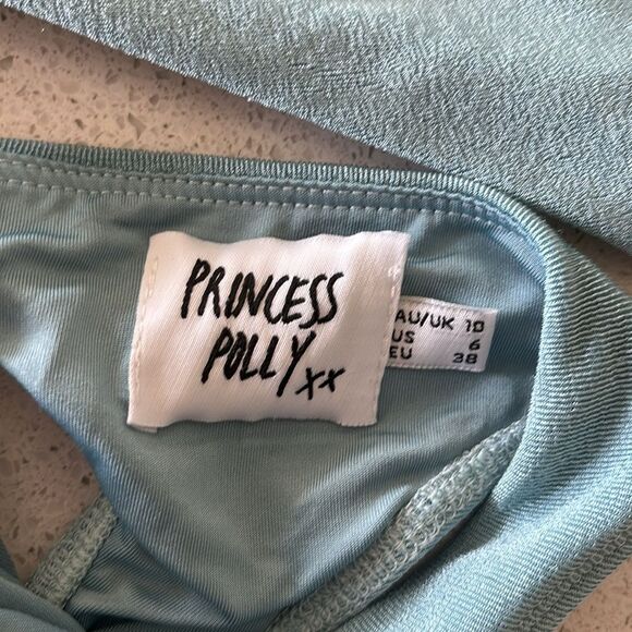 PRINCESS POLLY Blue Adelaide Bodysuit size 6 - Picture 5 of 6